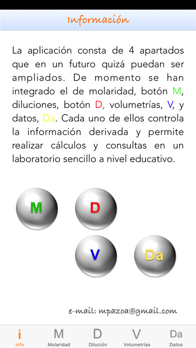Emulate iPhone app Cálculos y datos en AQ using MyAndroid
