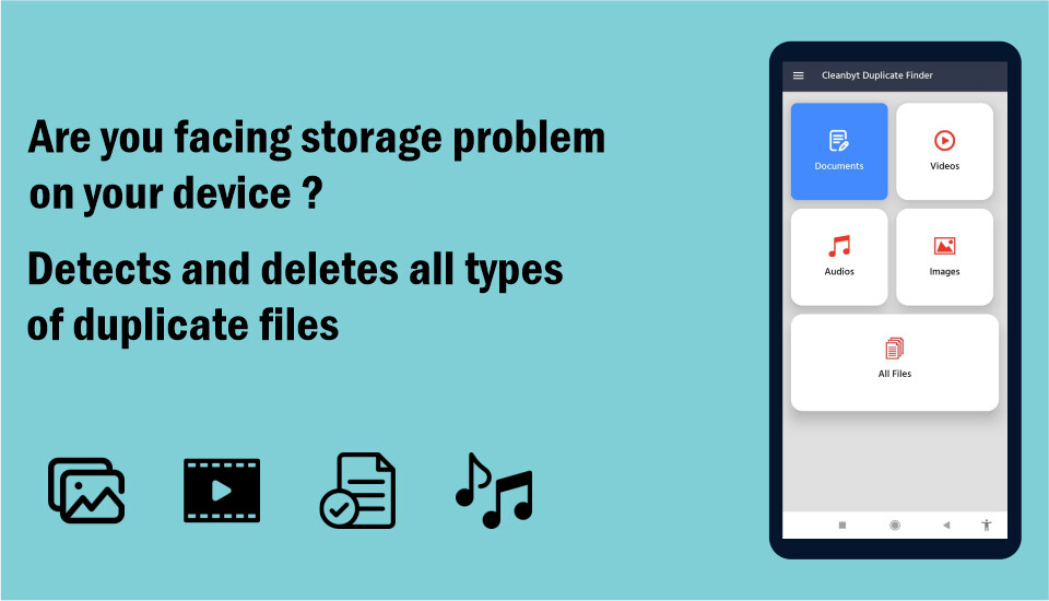 Run android online APK Cleanbyt Duplicate Finder from MyAndroid or emulate Cleanbyt Duplicate Finder using MyAndroid