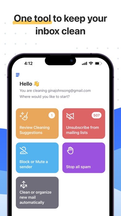 Emulate iPhone app Clean Email — Organized Inbox using MyAndroid Emulate iPhone app Clean Email — Organized Inbox using MyAndroid