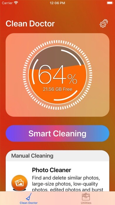 Emulate iPhone app Cleaner App - Clean Doctor using MyAndroid Emulate iPhone app Cleaner App - Clean Doctor using MyAndroid