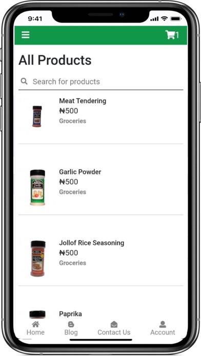 Emulate iPhone app Clean Market using MyAndroid