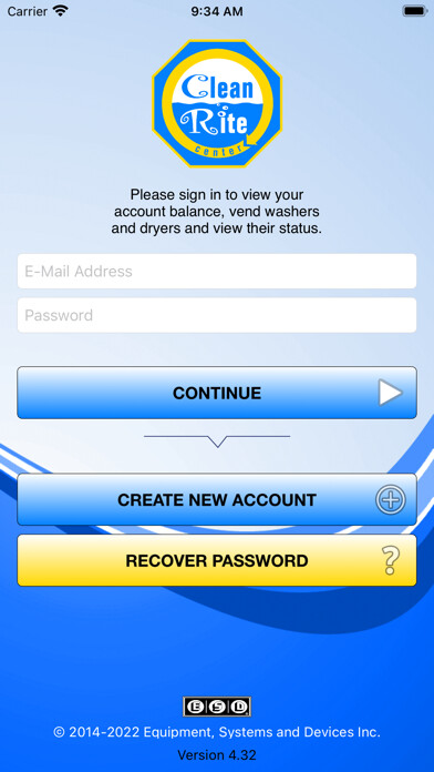 Emulate iPhone app Clean Rite Pay using MyAndroid