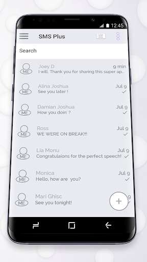 Emulate Android APK Clean SMS Theme