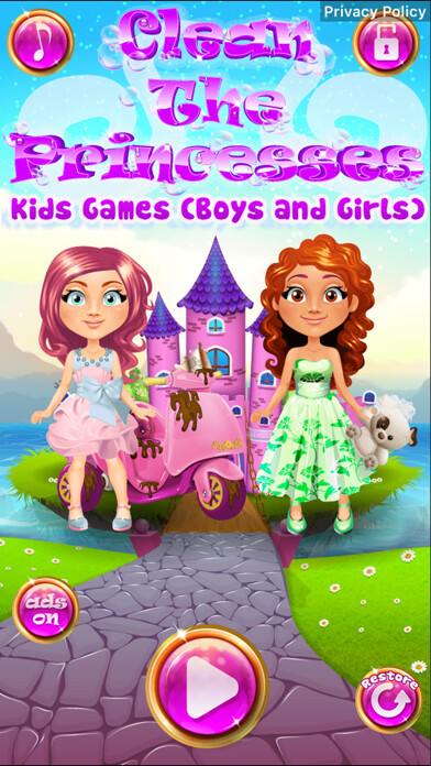 Emulate iPhone app Clean the Princesses - Kids Games (Boys and Girls) using MyAndroid Emulate iPhone app Clean the Princesses - Kids Games (Boys and Girls) using MyAndroid