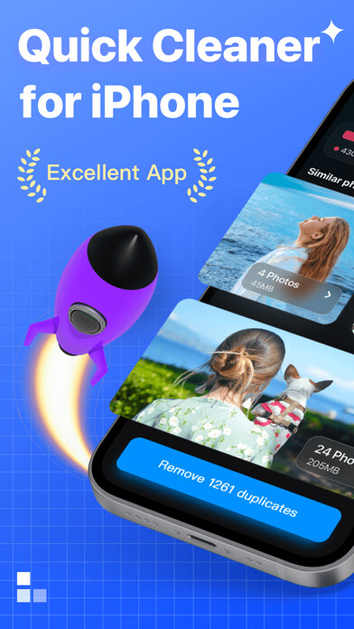 Emulate iPhone app Cleanup Storage Space Cleaner using MyAndroid