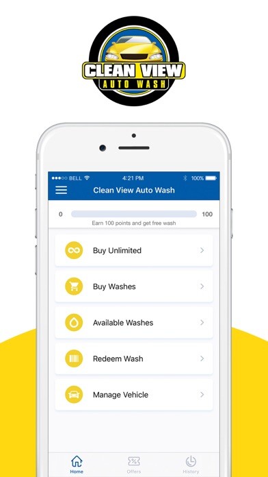 Emulate iPhone app Clean View Auto Wash using MyAndroid Emulate iPhone app Clean View Auto Wash using MyAndroid