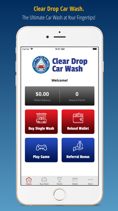 Emulate iPhone app Clear Drop Car Wash using MyAndroid Emulate iPhone app Clear Drop Car Wash using MyAndroid