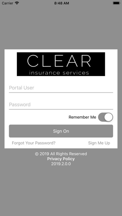 Emulate iPhone app Clear Insurance Services using MyAndroid Emulate iPhone app Clear Insurance Services using MyAndroid