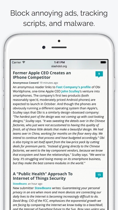 Emulate iPhone app Clearly - Ad and Tracking Blocker using MyAndroid Emulate iPhone app Clearly - Ad and Tracking Blocker using MyAndroid