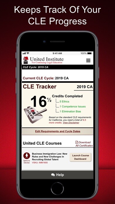 Emulate iPhone app CLE On The Go - United CLE using MyAndroid Emulate iPhone app CLE On The Go - United CLE using MyAndroid