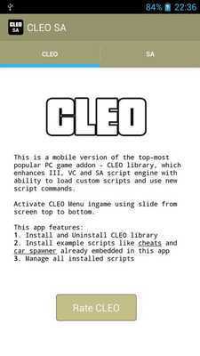 Emulate Android APK CLEO SA