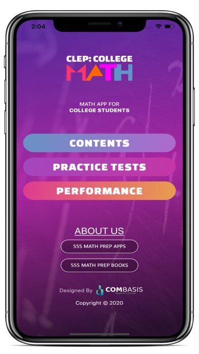 Emulate iPhone app CLEP: College Mathematics using MyAndroid Emulate iPhone app CLEP: College Mathematics using MyAndroid