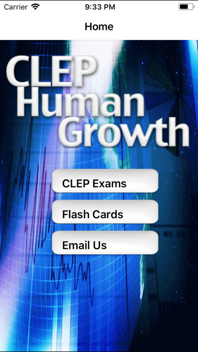 Emulate iPhone app CLEP Human Growth Prep using MyAndroid