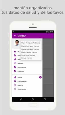Emulate Android APK Clepio - Gestiona tu salud Emulate Android APK Clepio - Gestiona tu salud