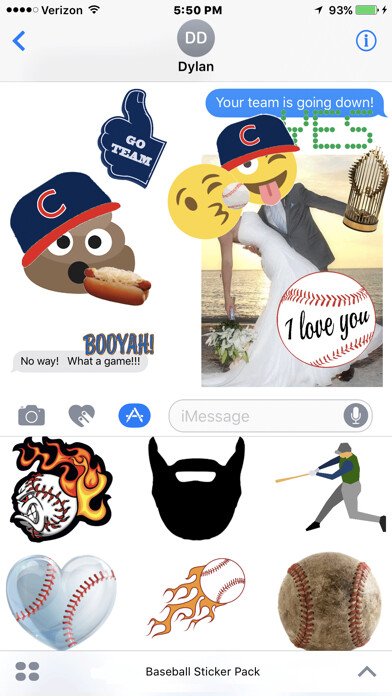 Emulate iPhone app Cleveland Baseball Stickers using MyAndroid Emulate iPhone app Cleveland Baseball Stickers using MyAndroid