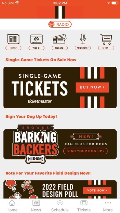 Emulate iPhone app Cleveland Browns using MyAndroid Emulate iPhone app Cleveland Browns using MyAndroid