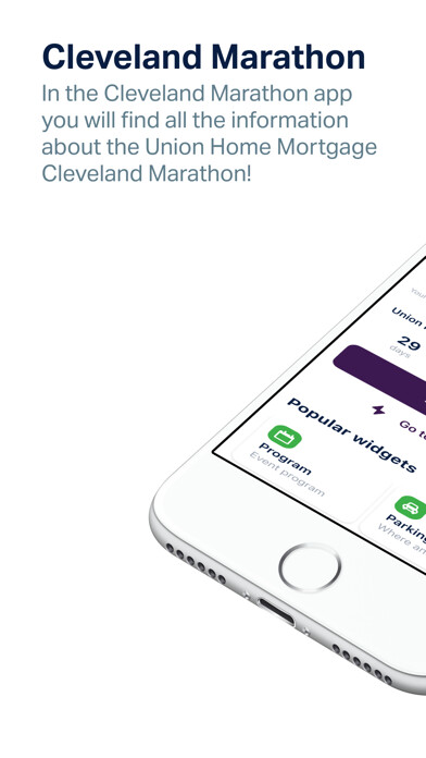 Emulate iPhone app Cleveland Marathon using MyAndroid