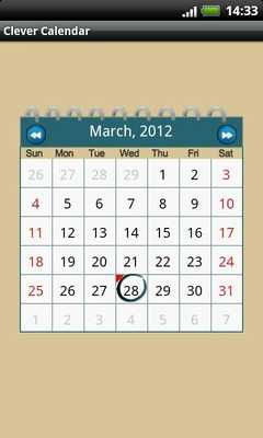 Emulate Android APK Clever Calendar