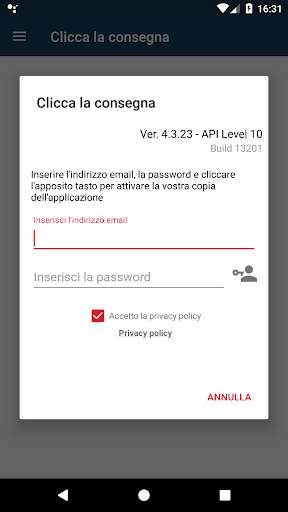 Run android online APK Clicca la consegna from MyAndroid or emulate Clicca la consegna using MyAndroid Run android online APK Clicca la consegna from MyAndroid or emulate Clicca la consegna using MyAndroid