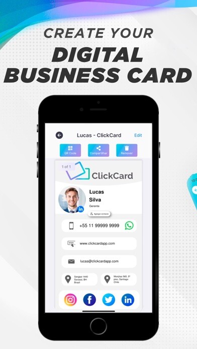 Emulate iPhone app ClickCard, your Business Card using MyAndroid Emulate iPhone app ClickCard, your Business Card using MyAndroid