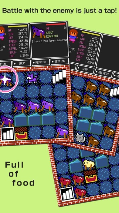 Emulate iPhone app Clicker Tower RPG 2 using MyAndroid