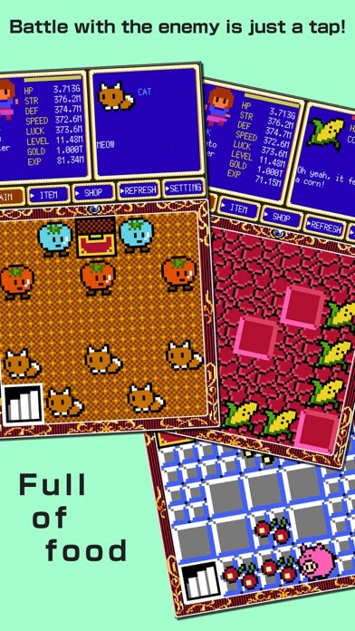 Emulate iPhone app Clicker Tower RPG 3 using MyAndroid