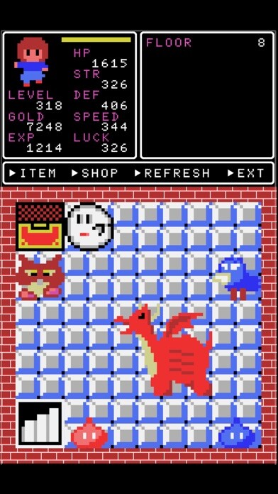 Emulate iPhone app Clicker Tower RPG using MyAndroid