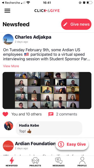 Emulate iPhone app Click & Give by Ardian using MyAndroid Emulate iPhone app Click & Give by Ardian using MyAndroid