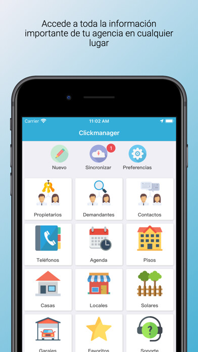 Emulate iPhone app Clickmanager using MyAndroid
