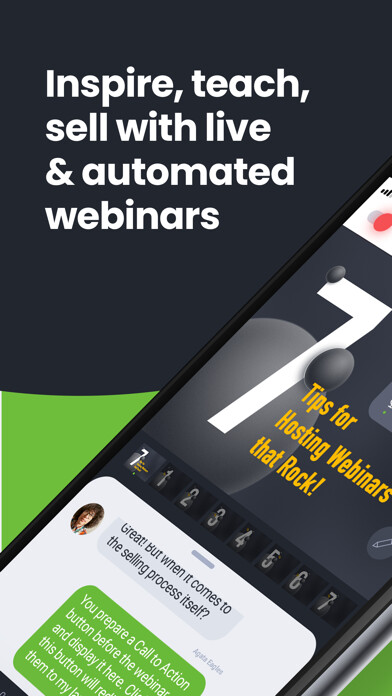 Emulate iPhone app ClickMeeting Webinars Meetings using MyAndroid