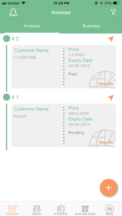 Emulate iPhone app Click Merchant using MyAndroid