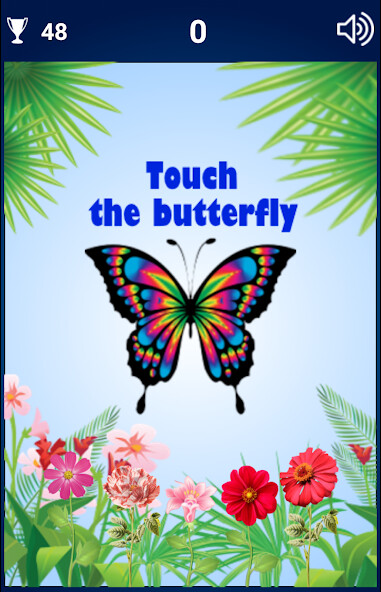 Run android online APK Click on the butterfly from MyAndroid or emulate Click on the butterfly using MyAndroid