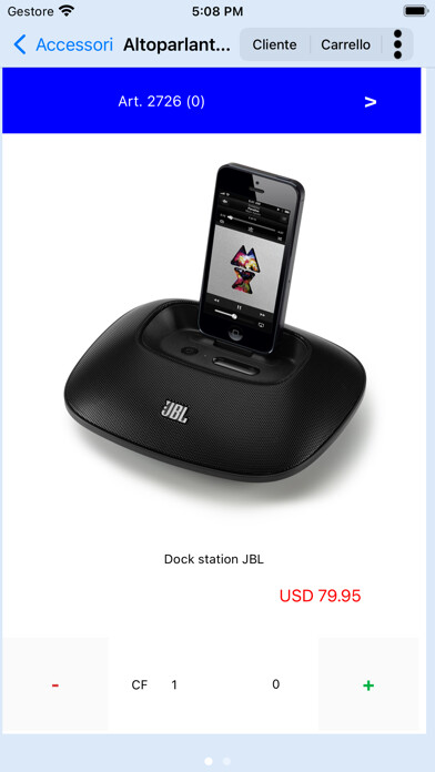 Emulate iPhone app ClickOrder Box3 order agent using MyAndroid
