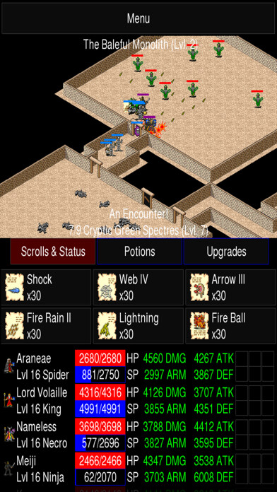 Emulate iPhone app CLICKPOCALYPSE II using MyAndroid