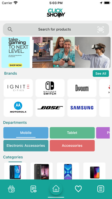 Emulate iPhone app ClickShoppy using MyAndroid Emulate iPhone app ClickShoppy using MyAndroid