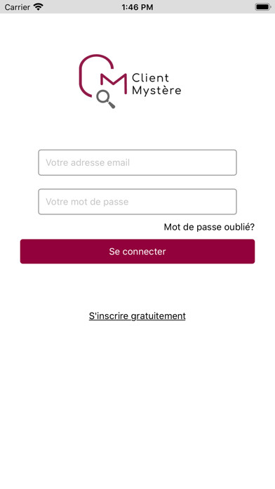 Emulate iPhone app Client Mystère, satisfaction using MyAndroid Emulate iPhone app Client Mystère, satisfaction using MyAndroid