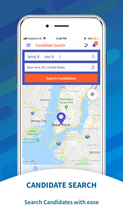 Emulate iPhone app ClikSource for Employers. using MyAndroid Emulate iPhone app ClikSource for Employers. using MyAndroid