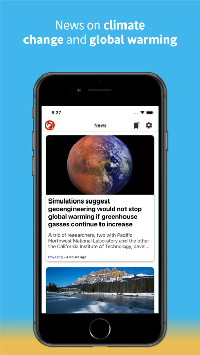 Emulate iPhone app Climate Change News using MyAndroid Emulate iPhone app Climate Change News using MyAndroid