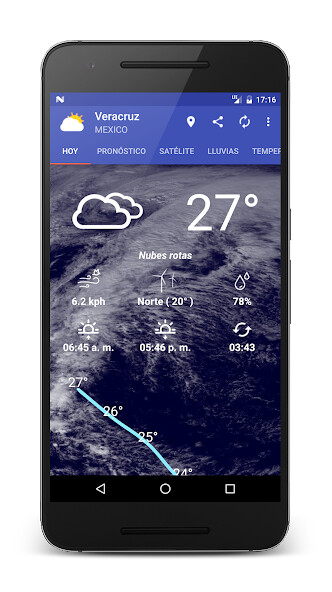 Run android online APK Clima Veracruz from MyAndroid or emulate Clima Veracruz using MyAndroid