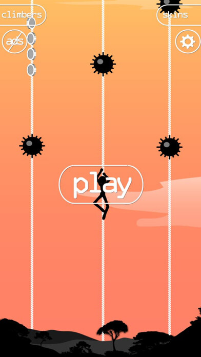 Emulate iPhone app Climbing Stickman using MyAndroid