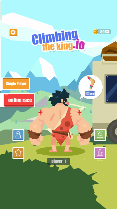 Emulate iPhone app Climbing The King.io using MyAndroid