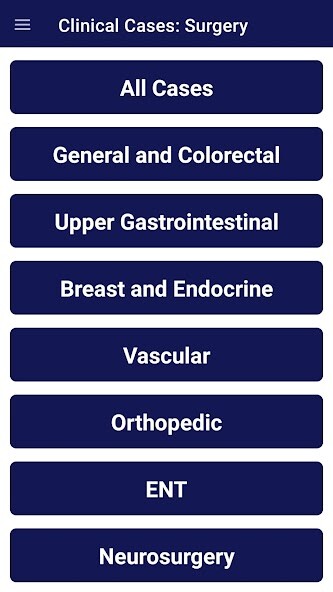 Run android online APK Clinical Cases: Surgery from MyAndroid or emulate Clinical Cases: Surgery using MyAndroid