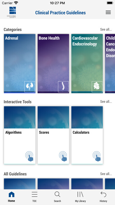 Emulate iPhone app Clinical Practice Guidelines using MyAndroid Emulate iPhone app Clinical Practice Guidelines using MyAndroid