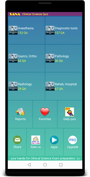 Run android online APK Clinical Science Quiz from MyAndroid or emulate Clinical Science Quiz using MyAndroid