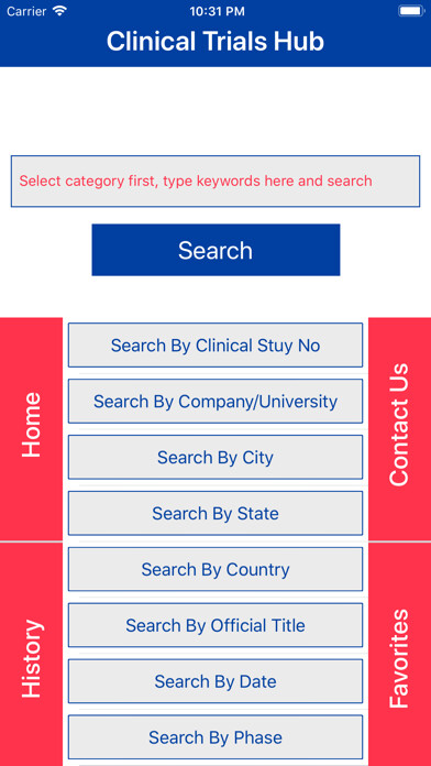 Emulate iPhone app Clinical Trials Hub using MyAndroid Emulate iPhone app Clinical Trials Hub using MyAndroid