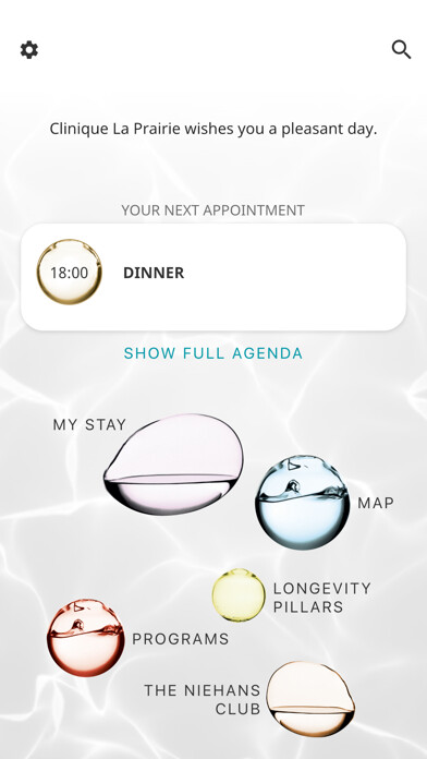 Emulate iPhone app Clinique La Prairie Guest using MyAndroid