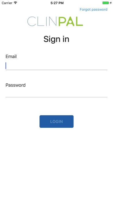 Emulate iPhone app Clinpal for Patients using MyAndroid