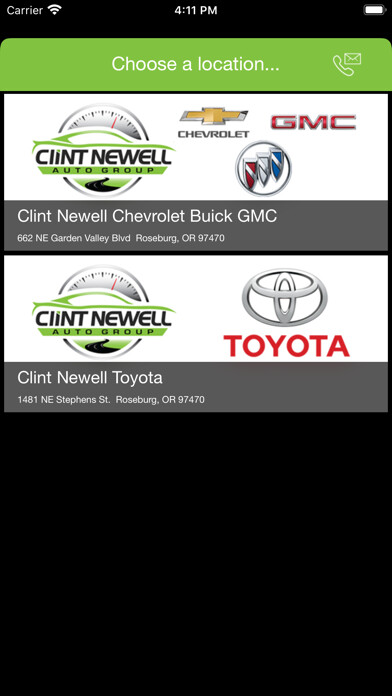 Emulate iPhone app Clint Newell Auto Group using MyAndroid Emulate iPhone app Clint Newell Auto Group using MyAndroid