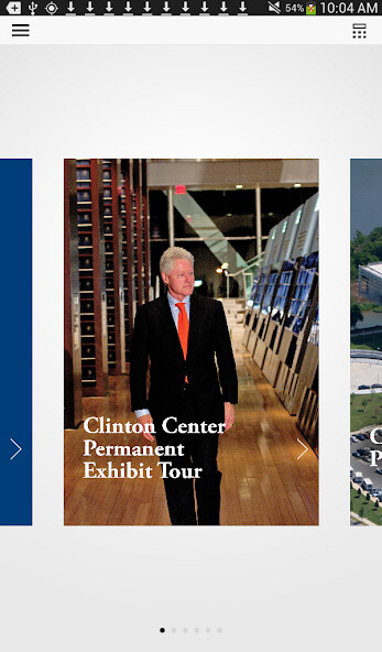 Emulate iPhone app Clinton Presidential Center using MyAndroid