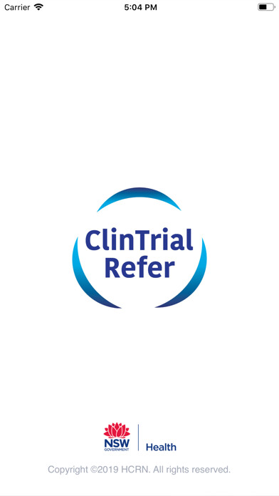 Emulate iPhone app ClinTrial Refer App using MyAndroid